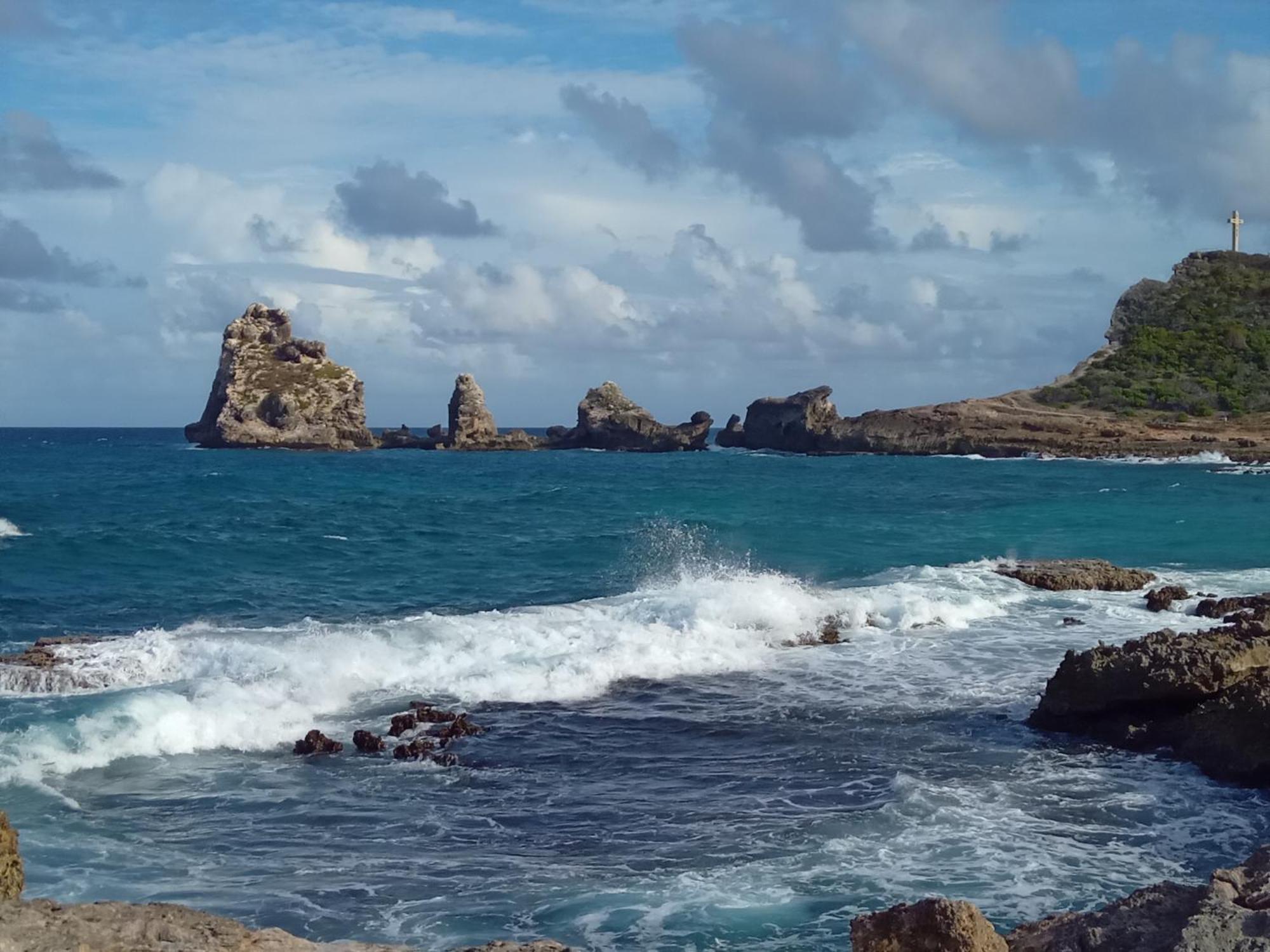 Les Pieds Dans L'Eau Chez Syl Appartement Le Moule Buitenkant foto